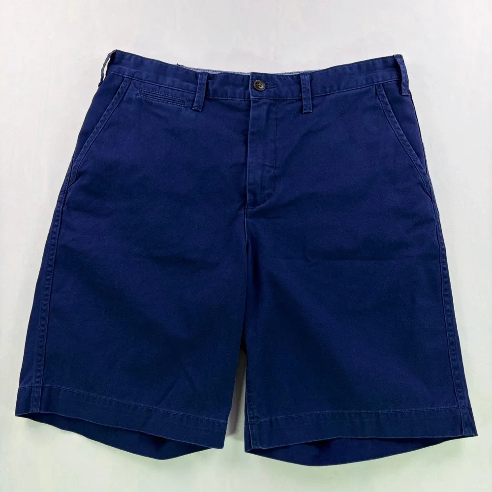 Polo Ralph Lauren Relaxed Fit Chino Shorts Mens 32 Navy Blue‎ 9